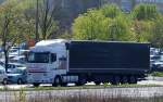 DAF XF 105.460 Sattelzug der Sped.KLB-Transport GmbH am 15.04.14 Berlin-Marzahn.