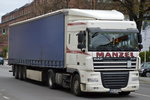 DAF XF 105.460 Sattelzug der Sped.MANZEL am 20.04.16 Berlin-Weißensee.
