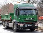 Ein IVECO STRALIS 420 Baukipper der Fa.