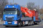 IVECO STRALIS 500 Baumaterialtransporter (Selbstlader) mit Hänger der Fa.