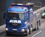Ein MAN TGS LKW-Abschlepperder Fa.