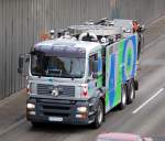 Ein MAN Typ? Spezialentw�sserungsfahrzeug der Berliner Wasserbetriebe, 16.10.09 Berliner Stadtautobahn H�he Knobelsdorffstr.