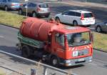 Ein MAN TGL 12.218 Abwasserentsorgungsfahrzeug der Fa.