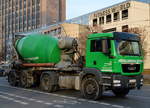 MAN TGS 18.440 Zugmaschine mit Betonmischauflieger (SCHWING STETTER)der Fa.Heidelberger Beton am 23.11.16 Berlin-Marzahn.