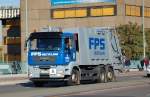 Die FPS Recycling mit einem MAN M�llentsorgungsfahrzeug am 18.10.12 Berlin-Putlitzbr�cke.