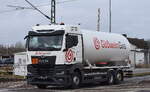 Gößwein-Gas GmbH mit einem MAN TGX 26.440 Gastank-LKW, lt.