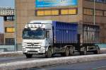 MB ACTROS 2544 Abrollkipper + H�nger, 13.03.13 Berlin-Putlitzbr�cke.