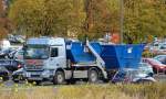 MB ACTROS Absetkipper + H�nger der Fa.