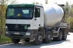 MB ACTROS 3236 Betonmischfahrzeug, Zementwerk Berlin Greifswalder Str., Fr�hling 2008.