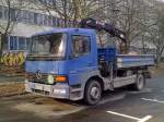 Kleiner MB ATEGO 1218 Selbstlader/Baukipper, 15.02.13 Berlin-Pankow.