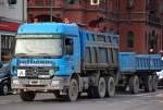 MB ACTROS 3346 hochwandiger Kipper/Selbstlader + Hänger der Fa.