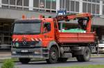 MB ATEGO Baukipper und Selbstlader (PALFINGER PK 9501) der Fa.