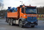 Moderner MB AROCS 2536 Baukipper (Selbstlader) der Fa.