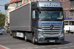 Ein MB NEW ACTROS 1845 Sattelzug der Sped.