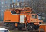 Ein zweiter MB 1317 mit Hydraulikarbeitsb�hen, Fa. SPEFEKA Ges. f�r elektrische Anlagen Leitungsbau S�d GmbH FLB, 30.10.10 Berlin-Pankow.