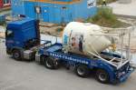 MB ACTROS 1841 mit Auflieger f�r Baustellensilos der Fa.