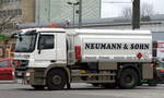 MB ACTROS 1841 Tanklaster der Fa.NEUMANN & SOHN mit Dieselkraftstoff bealden am 07.03.17 Berlin-Marzahn.