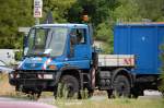 MB Unimog Typ U 400 mit H�nger,05.08.13 Berlin-Pankow.