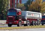 SCANIA Sattelkipper der Fa.