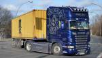 SCANIA R560 Containersattelzug der Fa.