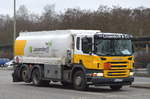 SCANIA P420 Tanklaster (Dieselkraftstoff) der Fa.