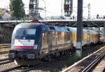 MRCE Dispolok ES 64 U2-028 (Siemens, Bj.2003) nun schon l�ngere Zeit in Diensten der DB und jetzt schon einige Wochen im Auftrag der DB Systemtechnik mit einem Messzug unterwegs, hier am 15.09.10