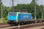 MRCE Dispolok ES64F4-804/ EU45-804 mit Containerzug am 01.07.13 Berlin-Springpfuhl.