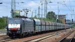 PKPC mit MRCE Dispolok E 189-844/ES 64 F4-844 und Ganzzug Schüttgutwagen am 19.06.15 Bhf.