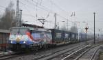 ERSR Poznan-Shuttle mit E 189-212 am 12.01.16 Berlin-Hirschgarten.