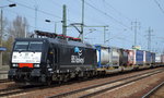 ERSR ES 64 F4-208 mit KLV-Zug am 03.04.16 Bhf.