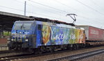 In voller Pracht mal wieder, die ERSR ES 64 F4-206  VINCENT VAN GOGH  mit dem Poznan-Shuttle am 14.04.16 Bhf.
