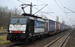 LTE Netherland mit der MRCE Dispo ES 64 F4 E-200 und KLV-ZUg am 09.11.17 Berlin-Hohenschönhausen.