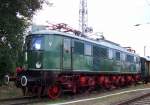 Ex DR Museumslok E18 31 (AEG, Bj.1937) am 30.09.07 beim Eisenbahnfest Berlin-Sch�neweide.