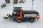 Multicar TREMO CARRIER im Wintereinsatz der Fa.STRAMAN, 11.03.13