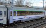 Dieser polnischen Intercity 2.Klasse Personenwagen fiel mit heute im EC nach Warschau ins Auge, anscheinend eine wesentlich modernere Wagengattung, er trägt die Nr. PL-PKPIC 61 51 29-90 015-0 B9mnopuz am 07.03.16 Berlin-Köpenick.