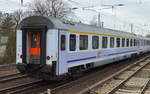 Polnischer 1.Klasse EC-Reisezugwagen der PKPIC mit der Nr. PL-PKPIC 61 51 19-70 227-7 A9mnouz am 16.03.17 Berlin-Hirschgarten.
