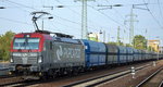 PKP Cargo mit EU46-501/193-501 und Schüttgutwagenzug am 16.09.16 Bf.