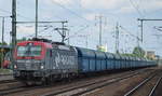 PKP Cargo mit EU46-505/193-505 und Kohlezug am 28.06.17 Durchfahrt Bf.