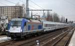 EC45 (Berlin-Warschau-Express) nach Warschau mit der Husarz 5 370 005 am 11.02.13 Berlin-Ostkreuz.