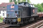 Die schwarze ex rt&l Lok  Franz  jetzt BBL 07 (92 80 1203 148-2 D-BBL, LEW Bj.1971) am 22.06.12 Berlin-Karow.