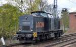 LOCON 218 (203 124-3) am 22.04.15 Richtung Bernau in Berlin-Karow.