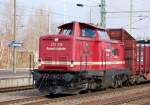 213 339 (MaK Bj.1966) am 09.02.11 auf einer �berf�hrungsfahrt am 09.02.11 Bhf.
