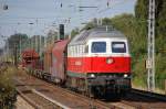 East-West Railways Lok 232 128-9 mit gemischtem G�terzug am 16.07.13 Berlin-Karow.