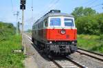 East-West Railways Lok 232 303-8 Richtung Berlin-Lichtenberg am 07.07.14 Durchfahrt Berlin-Hohenschönhausen.