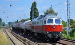 EWR 232 484-6 mit einem Kesselwagenzug am 18.07.14 Berlin-Karow.