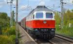 EWR 232 128-9 mit gemischtem Güterzug am 23.09.15 Berlin-Hohenschönhausen.