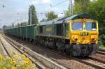 FPL 66004 (92 51 3650 003-8 PL-FPL, Bj.2006) mit firmeneigenen offenen G�terwagen Richtung Karower Kreuz Berlin, 15.07.09 Berlin-Karow.