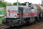 Sporadisch, meist Anfang des Monats ist auch die Mindener Kreisbahnen GmbH (mkb) mit meheren Kesselwagenleistungen durch Berlin hindurch t�tig, hier mit V19 (92 80 1277 808-2 D-MKB, VSFT Bj.2003)