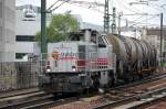 mkb V 19 (277 808-2) mit Kesselwagenzug Richtung Nordosten am 03.06.13 H�he Berlin-Wedding.