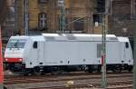 Nicht bekannt ist mir der Mieter dieser 285 105-3 (92 80 1285 105-3 D-BTK, Bj.2008) der CBRail, jedenfalls wohl nicht f�r ITL t�tig, Sichtungsaufnahme am 25.03.10 Gbf.